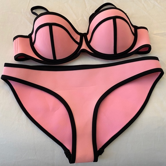 triangl swimwear Other - Triangl Neoprene Milly Bikini in Candy Pink